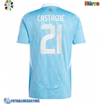 Fotballdrakt Herre Belgia Timothy Castagne #21 Bortedrakt EM 2024 Kortermet